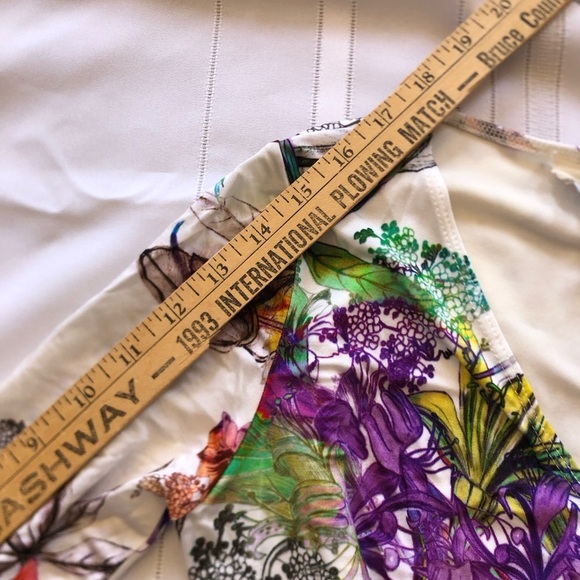 Vibrant Colourful Floral Wrap Dress - Picture 11 of 15